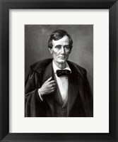 President Abraham Lincoln Wearing Overcoat Fine Art Print