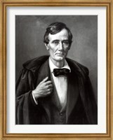 President Abraham Lincoln Wearing Overcoat Fine Art Print