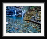 Cameron Falls, Waterton Lakes NP, Alberta, Canada Fine Art Print