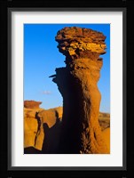 Sandstone rock, Dinosaur Provincial Park, Alberta Fine Art Print