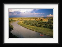 Milk River at Writing On Stone Provincial Park, Alberta Fine Art Print