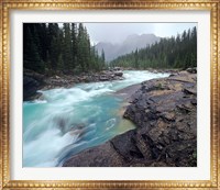 Mistaya River in Banff National Park in Alberta, Canada Fine Art Print
