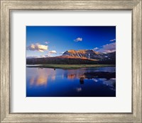 Sofa Mountain in Beaver Pond, Waterton Lakes NP, Alberta Fine Art Print