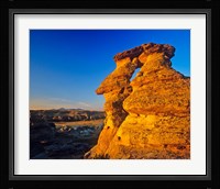 Rock, Milk River, Writing on Stone Park, Alberta Fine Art Print
