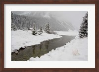 Winter Views Around Lake Louise, Alberta, Canada Fine Art Print