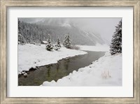 Winter Views Around Lake Louise, Alberta, Canada Fine Art Print