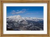 Alberta, Banff, River Valley, Sulphur Mountain Fine Art Print