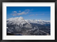 Alberta, Banff, River Valley, Sulphur Mountain Fine Art Print