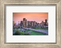 Skyline of Calgary, Alberta, Canada Fine Art Print