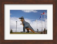 Albertosaurus Dinosaur, Drumheller, Alberta, Canada Fine Art Print
