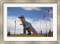 Albertosaurus Dinosaur, Drumheller, Alberta, Canada Fine Art Print