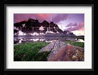 The Ramparts Viewed in Reflection, Tanquin Valley, Jasper National Park, Alberta, Canada Fine Art Print