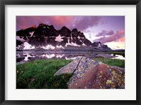 The Ramparts Viewed in Reflection, Tanquin Valley, Jasper National Park, Alberta, Canada Fine Art Print