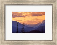 Sunset in Banff National Park, Alberta, Canada Fine Art Print