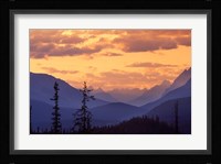 Sunset in Banff National Park, Alberta, Canada Fine Art Print