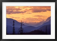 Sunset in Banff National Park, Alberta, Canada Fine Art Print