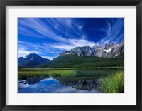 Cirrus Clouds Over Waterfowl Lake, Banff National Park, Alberta, Canada Fine Art Print