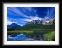 Cirrus Clouds Over Waterfowl Lake, Banff National Park, Alberta, Canada Fine Art Print