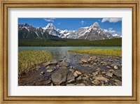 Alberta, Rocky Mountains, Banff NP, lake fed by snowmelt Fine Art Print