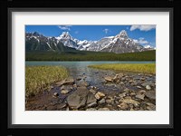 Alberta, Rocky Mountains, Banff NP, lake fed by snowmelt Fine Art Print