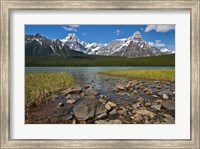 Alberta, Rocky Mountains, Banff NP, lake fed by snowmelt Fine Art Print