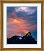 Alberta, Mt Chephren, Sunset light in Banff NP Fine Art Print
