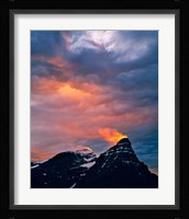 Alberta, Mt Chephren, Sunset light in Banff NP Fine Art Print