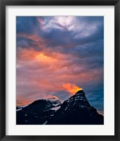 Alberta, Mt Chephren, Sunset light in Banff NP Fine Art Print
