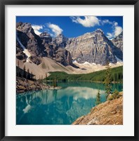 Alberta, Moraine Lake, Valley of the Ten Peaks Framed Print