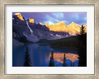 Lake Moraine at First Light, Banff National Park, Alberta, Canada Fine Art Print