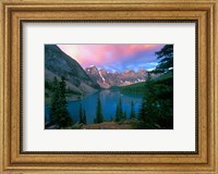 Lake Moraine at Dawn, Banff National Park, Alberta, Canada Fine Art Print
