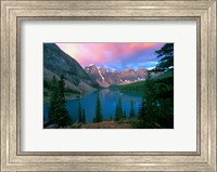 Lake Moraine at Dawn, Banff National Park, Alberta, Canada Fine Art Print