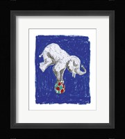 Elephant Balance Framed Print