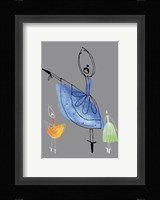 Pretty Ballerinas II Framed Print