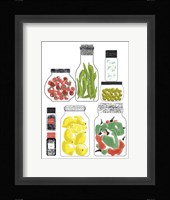 Conservateurs de Cuisine II Framed Print