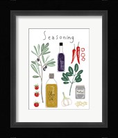 Seasoning Framed Print
