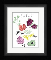 Salad Framed Print