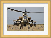 AH-64A Peten attack helicopter Fine Art Print