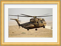 A CH-53 Yasur 2000 of the Israeli Air Force in a rescue demonstration Fine Art Print