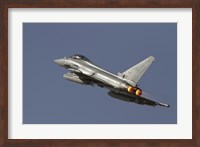 A Eurofighter Typhoon of the italian air force Fine Art Print