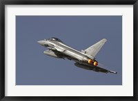 A Eurofighter Typhoon of the italian air force Fine Art Print