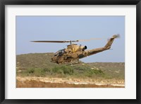 An AH-1S Tzefa attack helicopter of the Israeli Air Force Fine Art Print