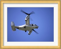 An Osprey tiltrotor aircraft in flight Fine Art Print