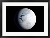 View of Earth 650 million years ago during the Marinoan glaciation Fine Art Print