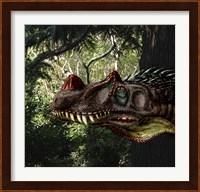 Ceratosaurus magnicornis of the Late Jurassic Period Fine Art Print