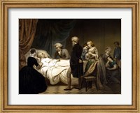 President George Washington on his Deathbed Fine Art Print