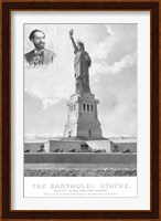 The Statue of Liberty and It's Sculptor Fine Art Print