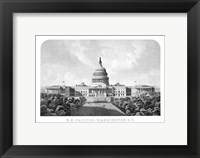 United States Capitol Building Fine Art Print