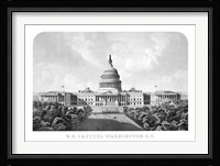 United States Capitol Building Fine Art Print