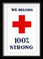 Red Cross - We Belong Fine Art Print